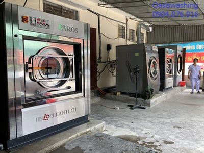 Chuyển giao hệ thống máy giặt công nghiệp cho bệnh viện ở Hà Tĩnh